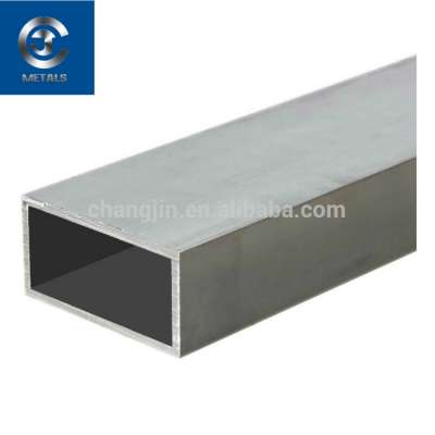 mill Finished brushed polished anodized aluminum rectangular tube